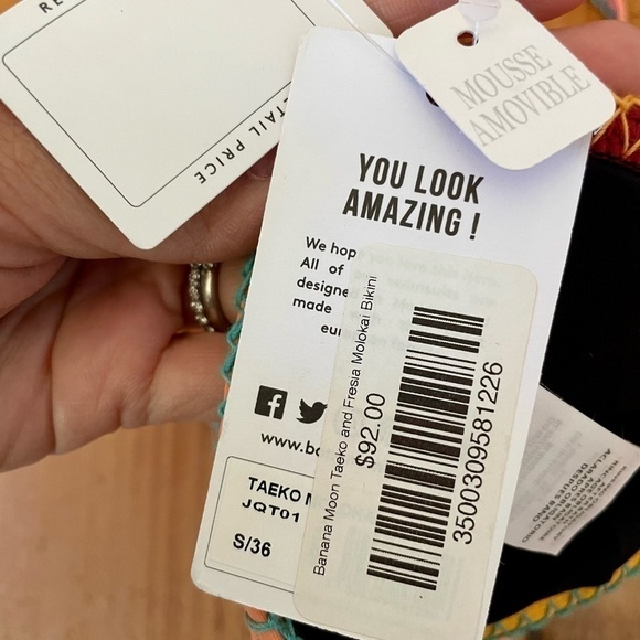 NWT Banana Moon Taeko Molokai Bikini Top | Size Small - Picture 5 of 9